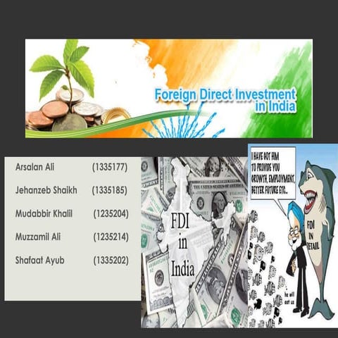 Presentation on Foreign Direct Investment | PPTX