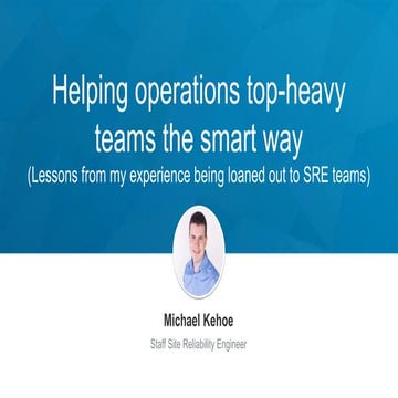 Helping operations top-heavy teams the smart way