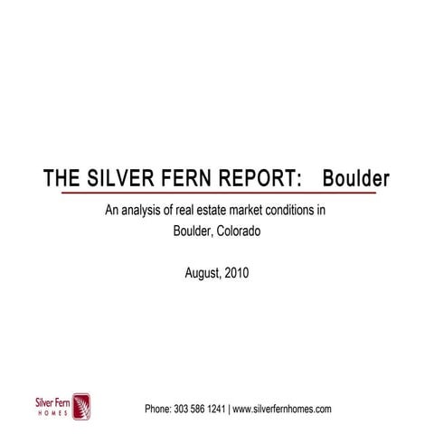 Boulder Real Estate Research