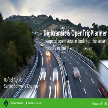 SFScon19 - Rafael Aguilar - Digitransit & Open Trip Planner