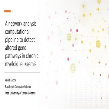 SFScon 2020 - Paola Lecca - A network analysis computational pipeline to dete...