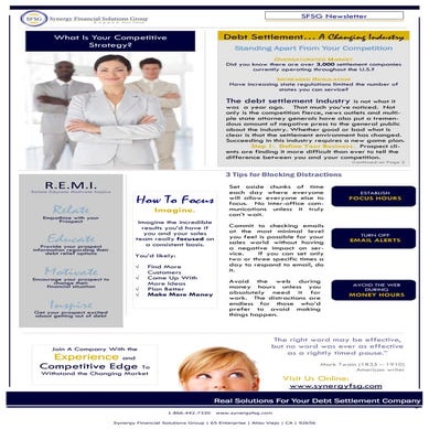 SFSG Newsletter What Is Your Competitive Edge