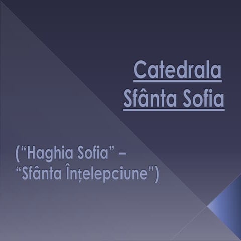 Biserica Sfanta Sofia
