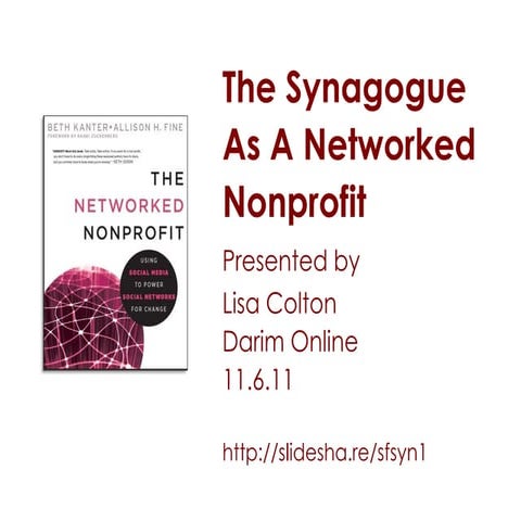 SF Synagogues - Lisa Colton Keynote