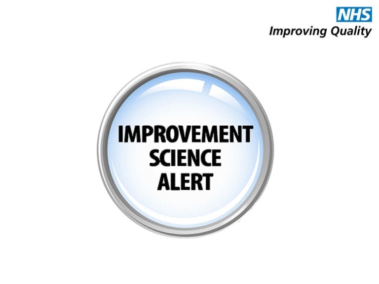 Improvement science alert