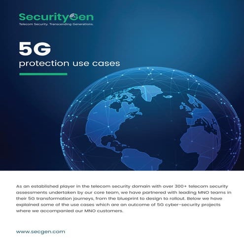 Unlock the Future: SecurityGen's 5G Standalone Solutions