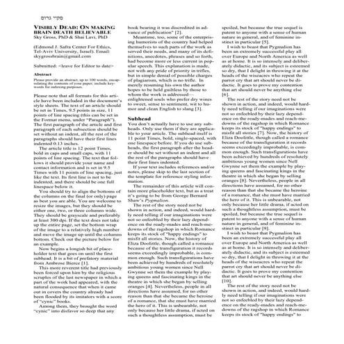 A Guide To Writing Term Papers | PDF