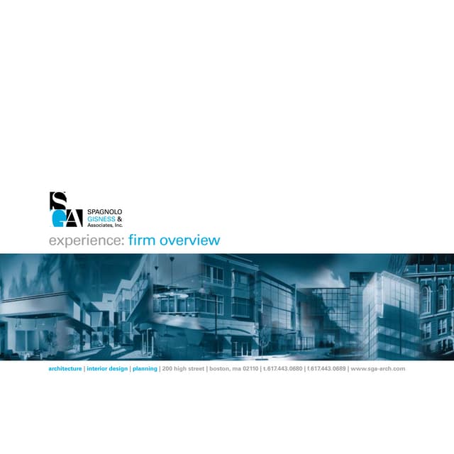 SG&amp;A Firm Overview 0511