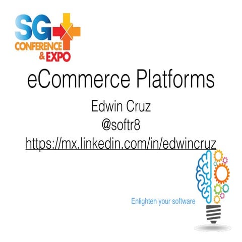 SGCE 2015 - eCommerce platforms