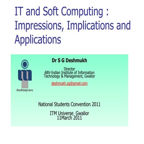 Sgd itm-soft-computing-11-march -11