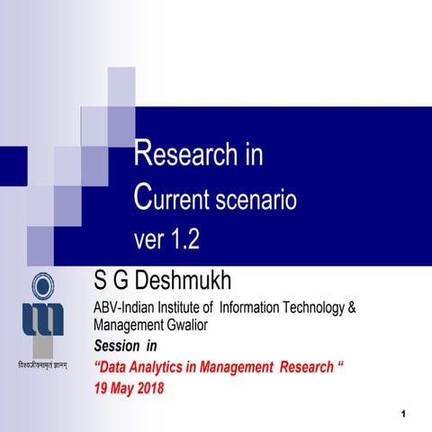 Sgd research-damr-19-may-2018