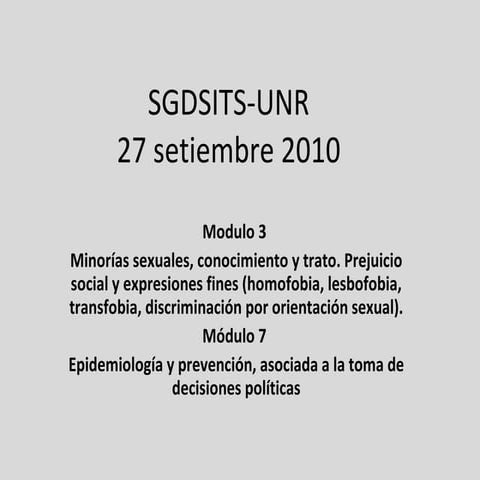 Sgdsits unr módulo-27 setiembre 2010