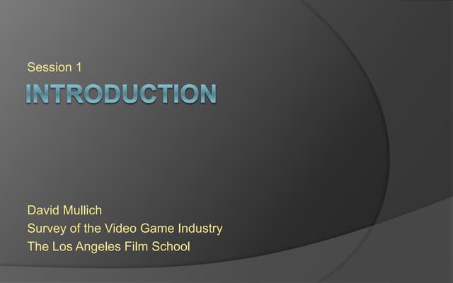 LAFS SVI Level 1 - Introduction