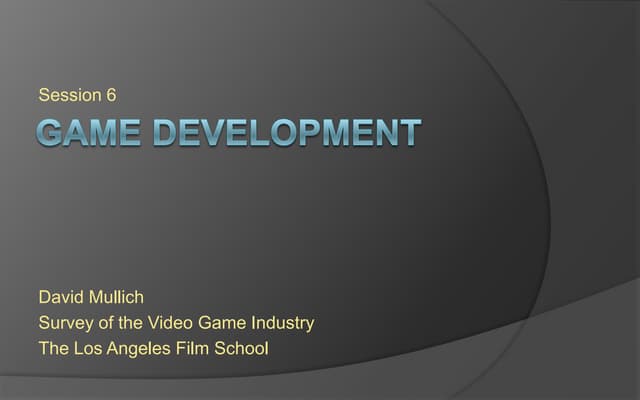 LAFS SVI Level 6 - Game Development