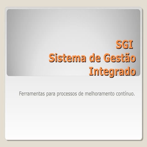 O que e a GIDE? | PPT