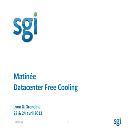 Sgi ice cube air lyon grenoble presentation | PDF