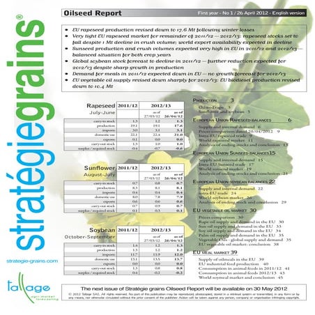 Oilseed report