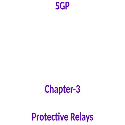 protective relays like electromagnet ppt