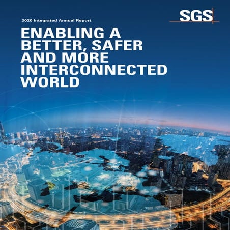 SGS 2020 Integrated Annual Report