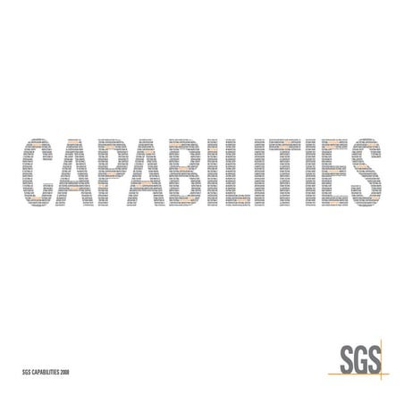 SGS Capabilities