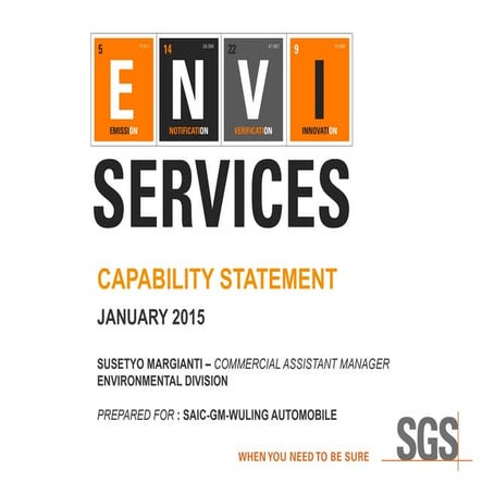 SGS Services Overview | PPT