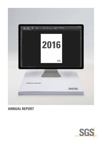 SGS 2016 Annual Report