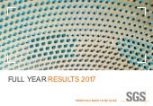 SGS 2017 Full Year Results Presentation