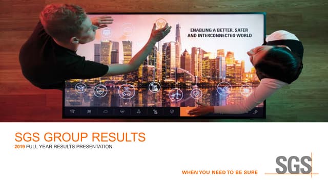 SGS 2019 Full Year Results Presentation