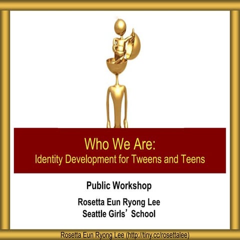 SGS Identity Development for Parents and Teachers