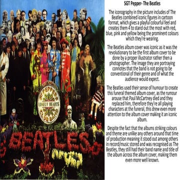 Sgt pepper analysis | PPT