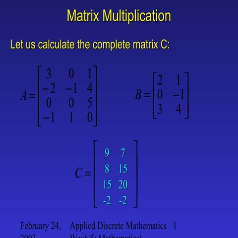 Per5_matrix multiplication