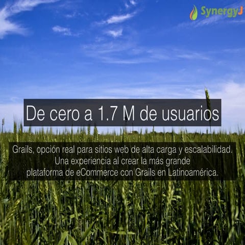 Grails, opción real y escalable para sitios web de alta carga