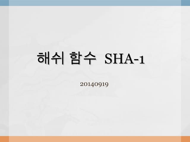 Sha1