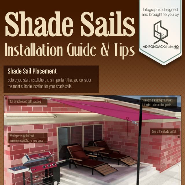 Shade Sails Installation Guide and Tips