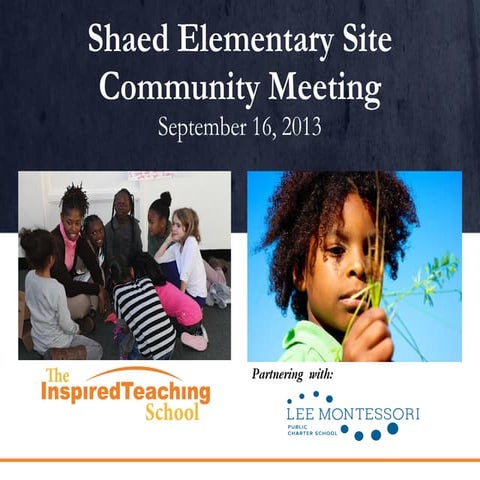 Shaed Community Meeting Presentation
