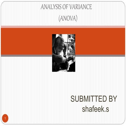 ANOVA TEST by shafeek