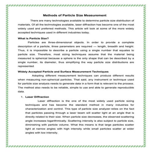 size reduction equipments