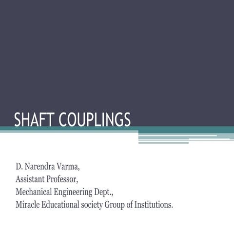 Shaft couplings1