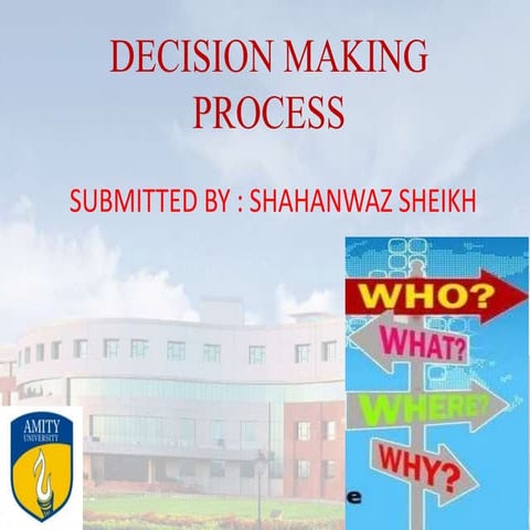 Decision Making Process ppt | PPTX