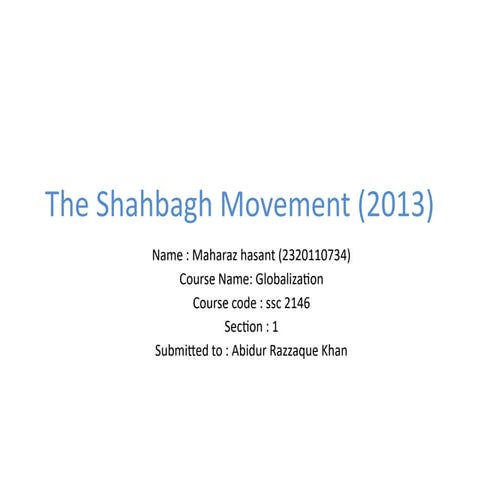 The Shahbagh Movement 2013: Digital Activism and Political Polarization ...