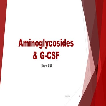 Aminoglycosides 
