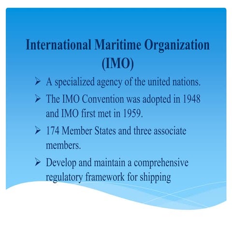 international maritime organization 