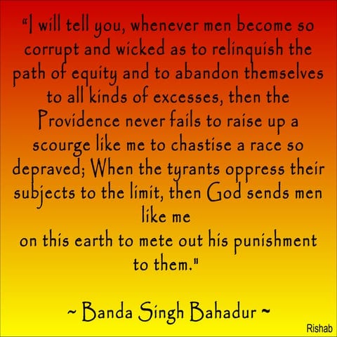 Shaheed banda singh_bahadur_ji english