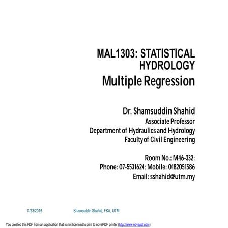 Shahid Lecture-8- MKAG1273