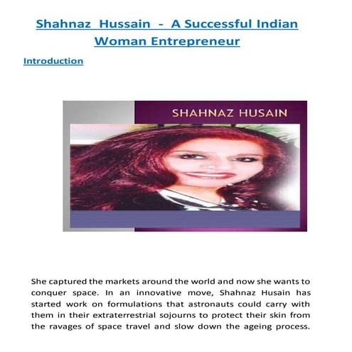 Shahnaz hussain | DOCX