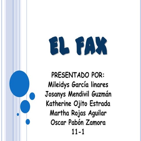 Fax | PPTX