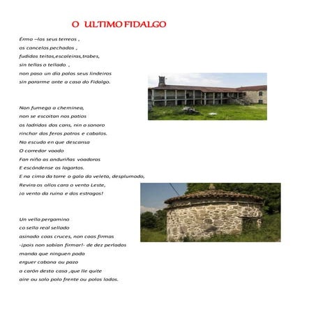 Shaila. O último Fidalgo. Curros Enríquez