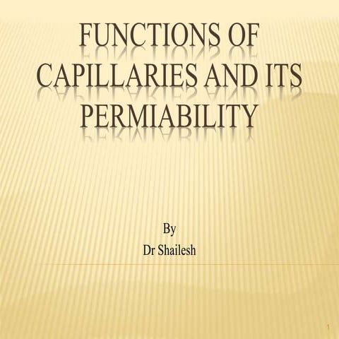functions of capillaries and its permiability-ayurveda-panchakarma