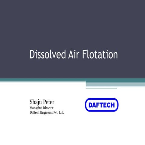 Dissolve air flotation technology to treat highly polluted wastewater