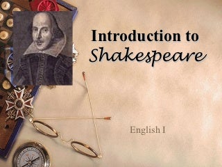 Shakespeare background info